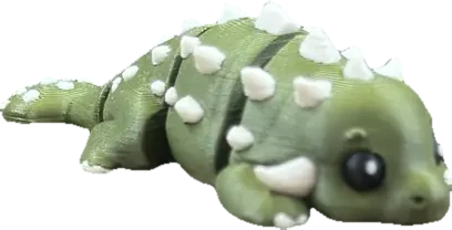 Ankylosaurus — bendy toy