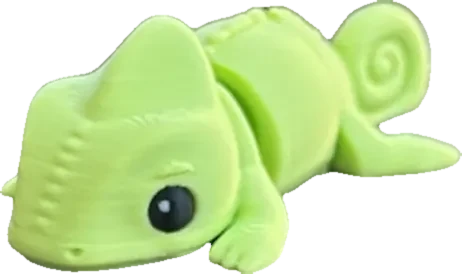 Chameleon — bendy toy