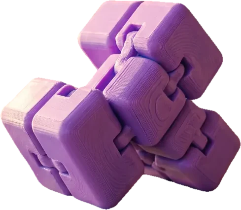Clicky Cube — bendy toy