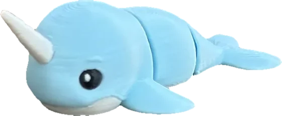 Narwhal — bendy toy