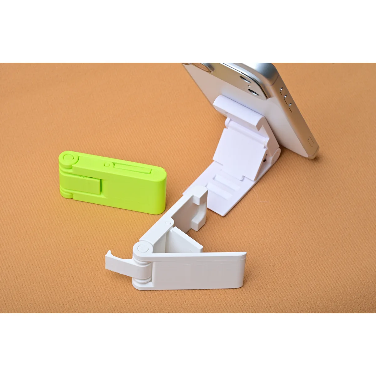 Fold-Flat Phone Stand — close up